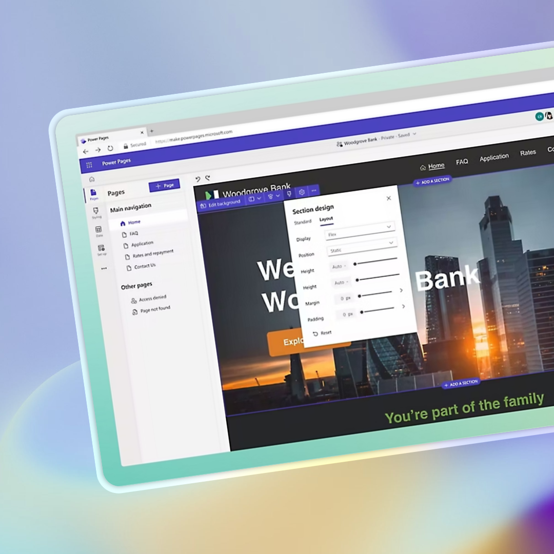 Power Pages: Crie portais externos em minutos