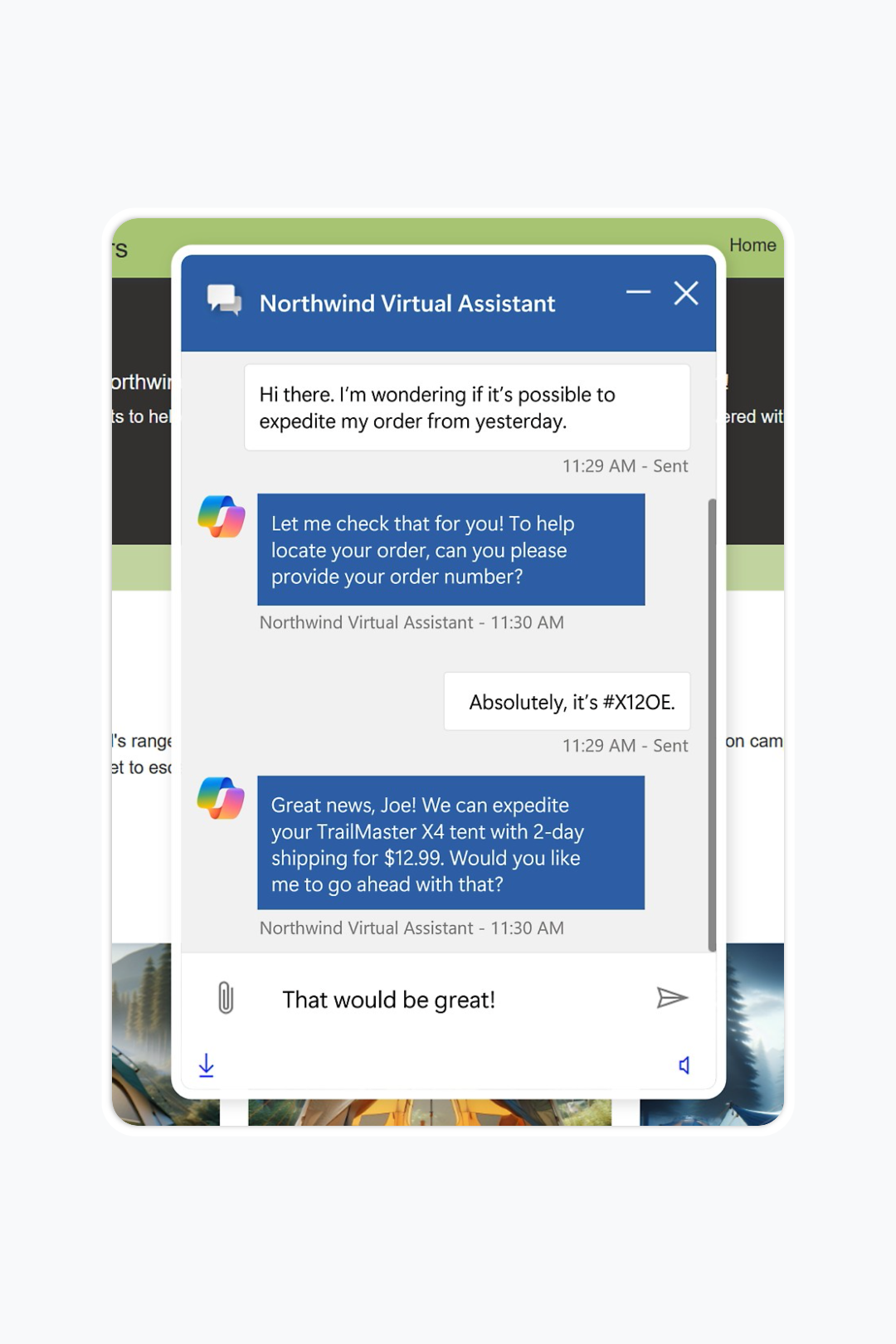 Copilot de IA generativa