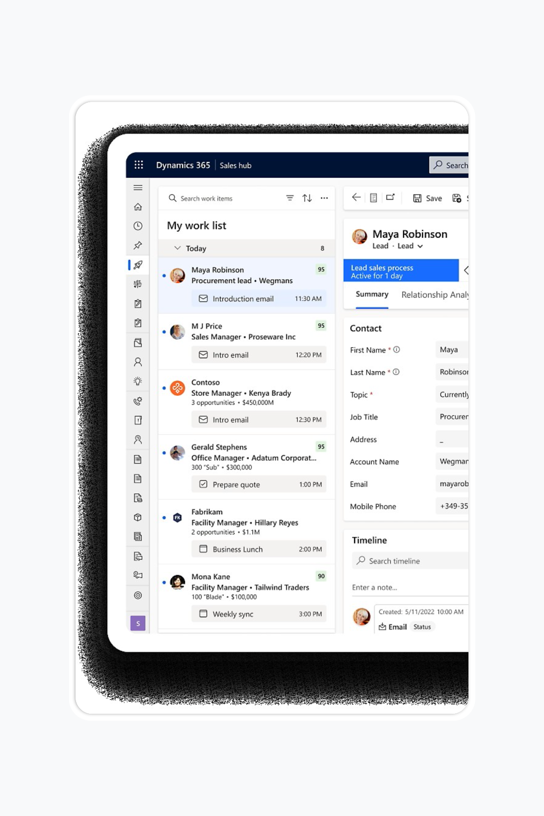 Gestão de leads e oportunidades